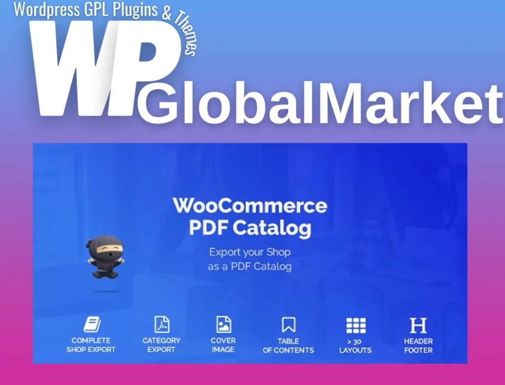 Woocommerce pdf catalog