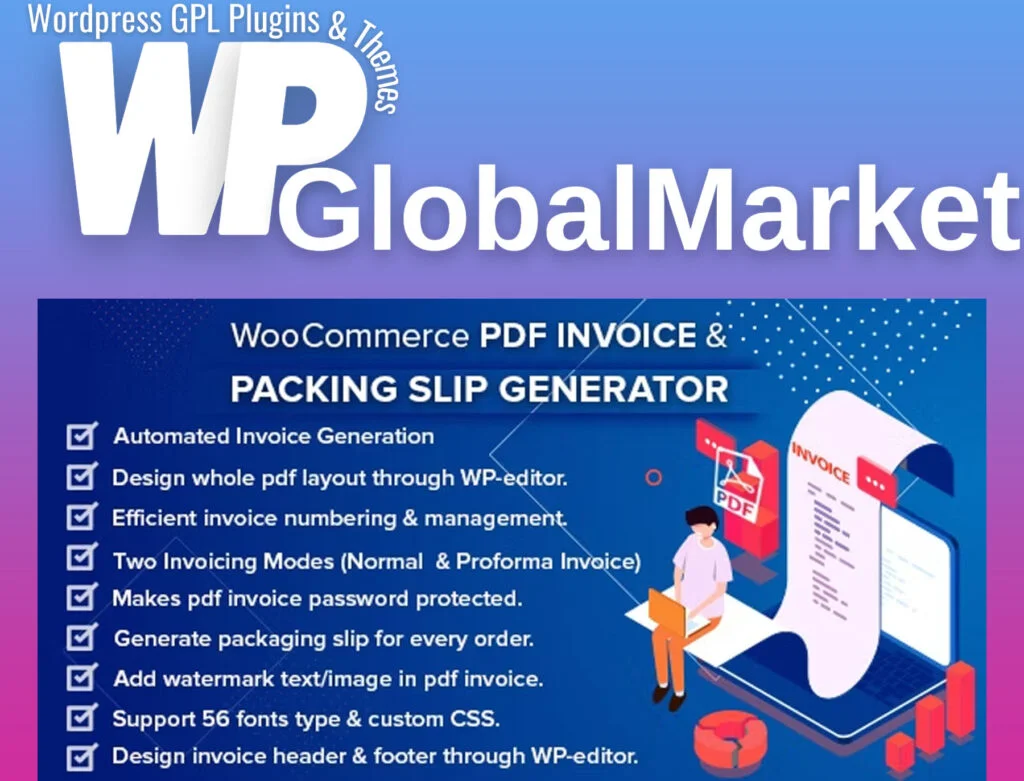 Woocommerce pdf invoice and packing slip generator