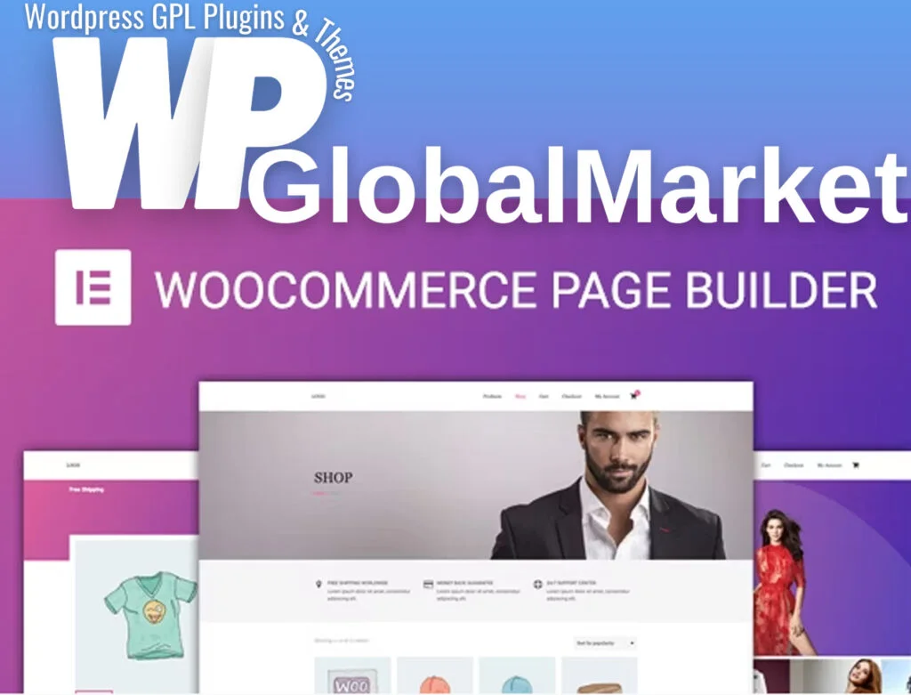 Woocommerce page builder for elementor