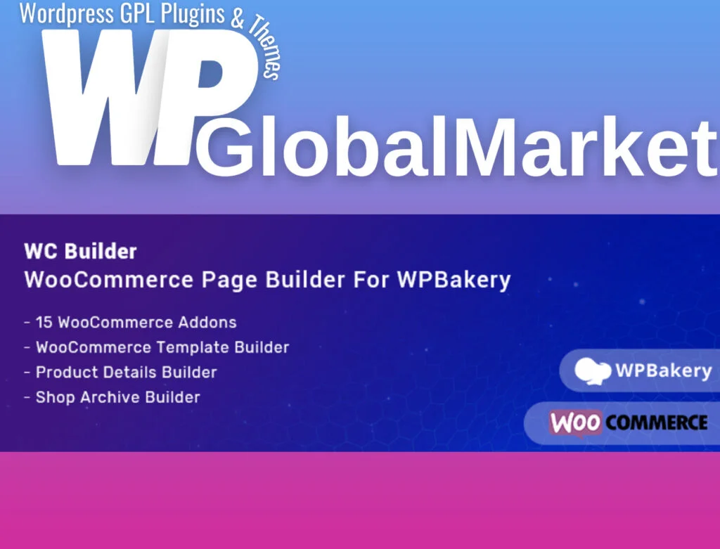 Woocommerce page builder for wpbakery