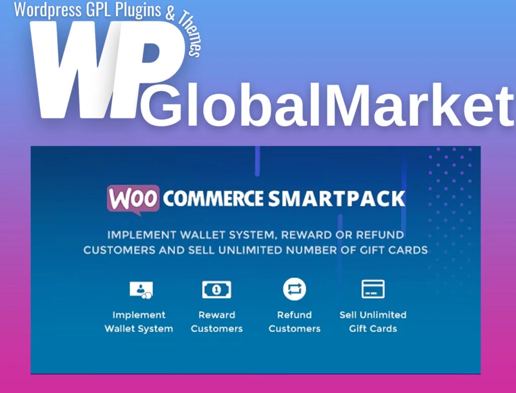 Woocommerce smart pack – gift card, wallet, refund and reward