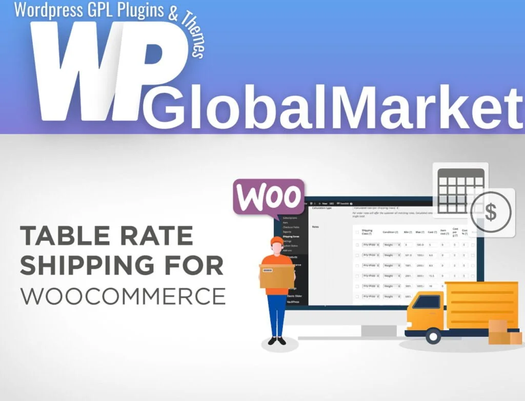 Woocommerce table rate shipping