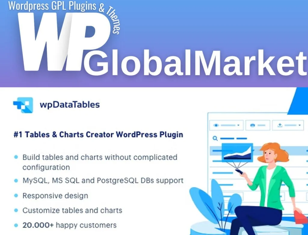 Wpdatatables – tables and charts manager for wordpress