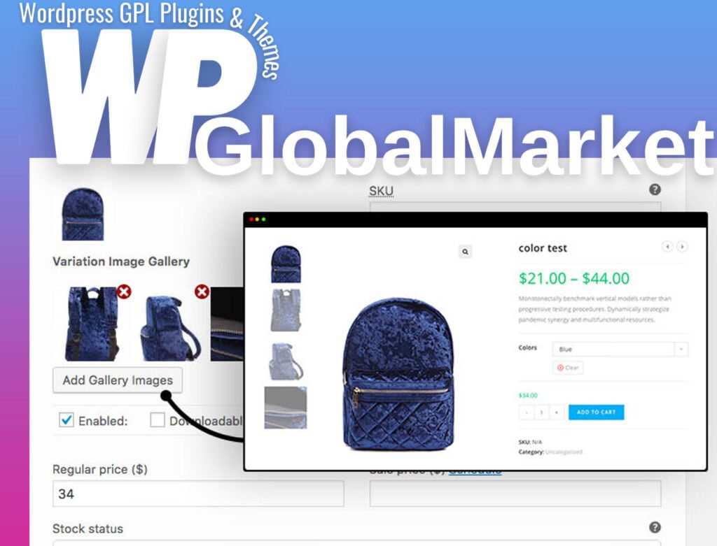 Additional Variation Images Gallery For WooCommerce