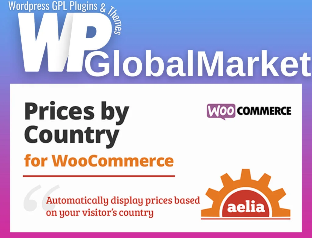 Aelia prices by country for woocommerce