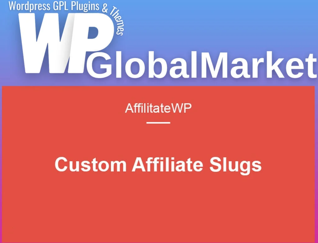 Affiliatewp – custom affiliate slugs