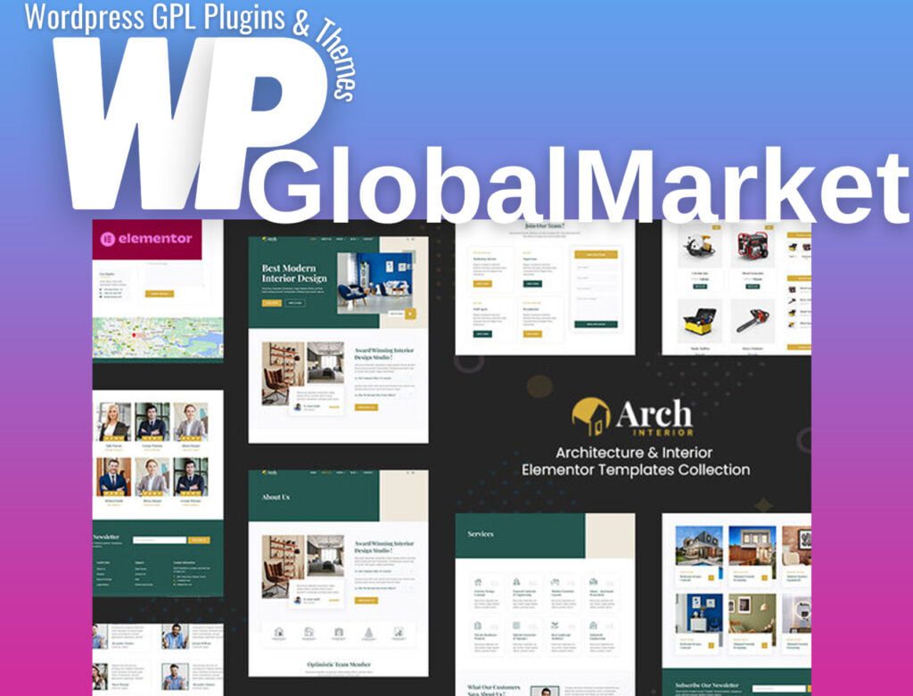 Archinterior – Architecture and Interior Elementor Pro Template Kit