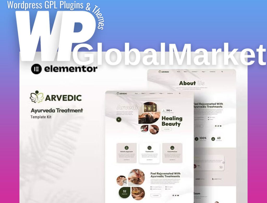 Arvedic – Ayurveda Treatment Elementor Template Kit