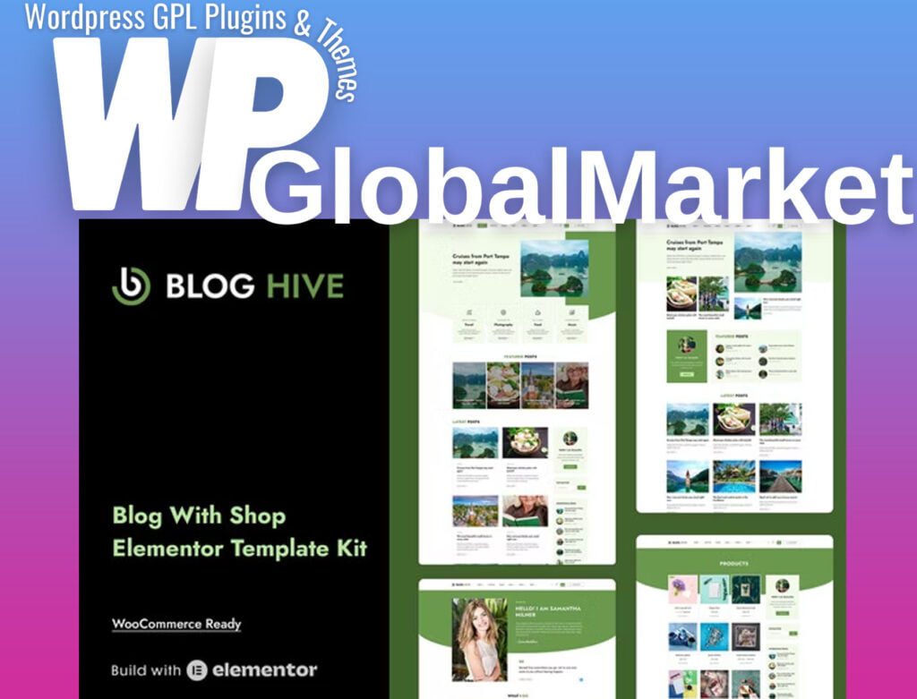 Blog Hive – Personal Blog Elementor Template Kit