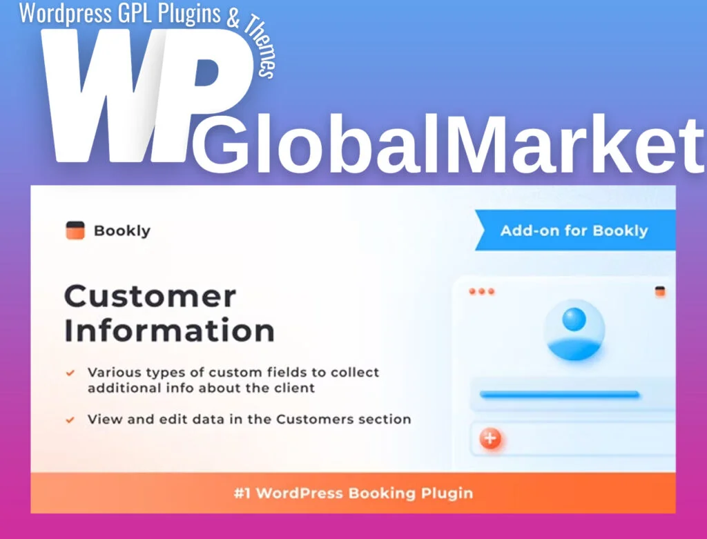 Bookly customer information add-on