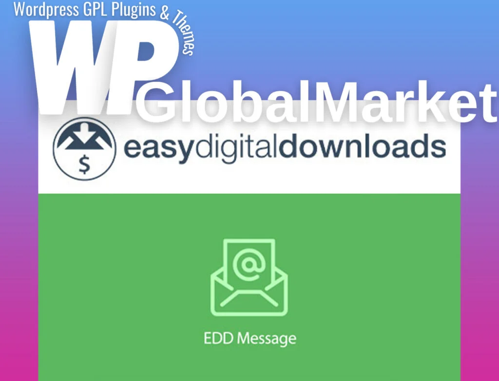 Easy digital downloads message