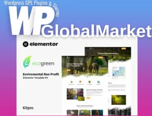 Ecogreen – Environmental Non Profit Elementor Template Kit