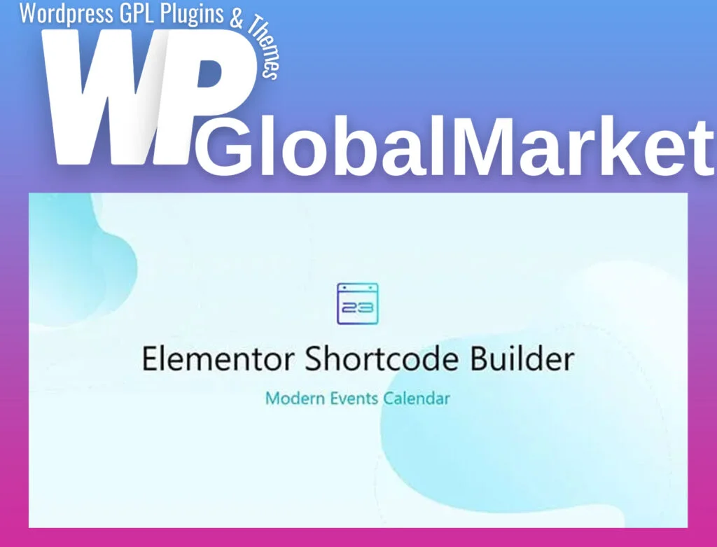 Elementor shortcode builder for mec