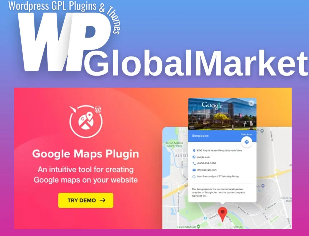 Elfsight google maps plugin