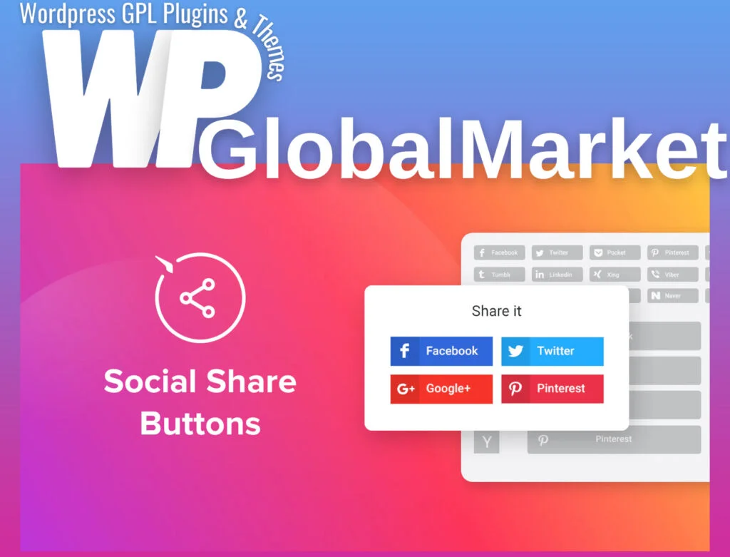 Elfsight social media share buttons