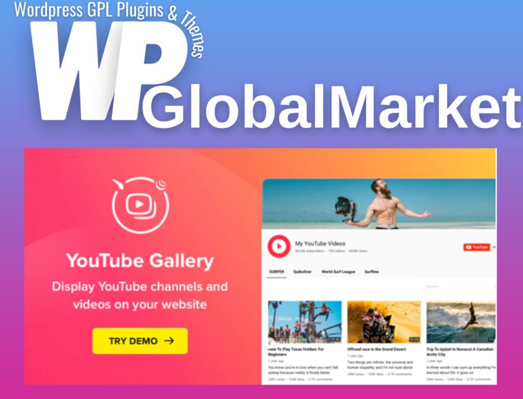 Elfsight YouTube Gallery