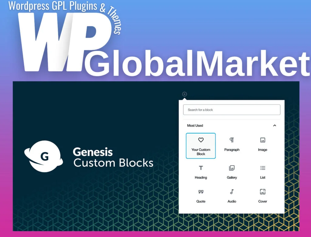 Genesis custom blocks pro