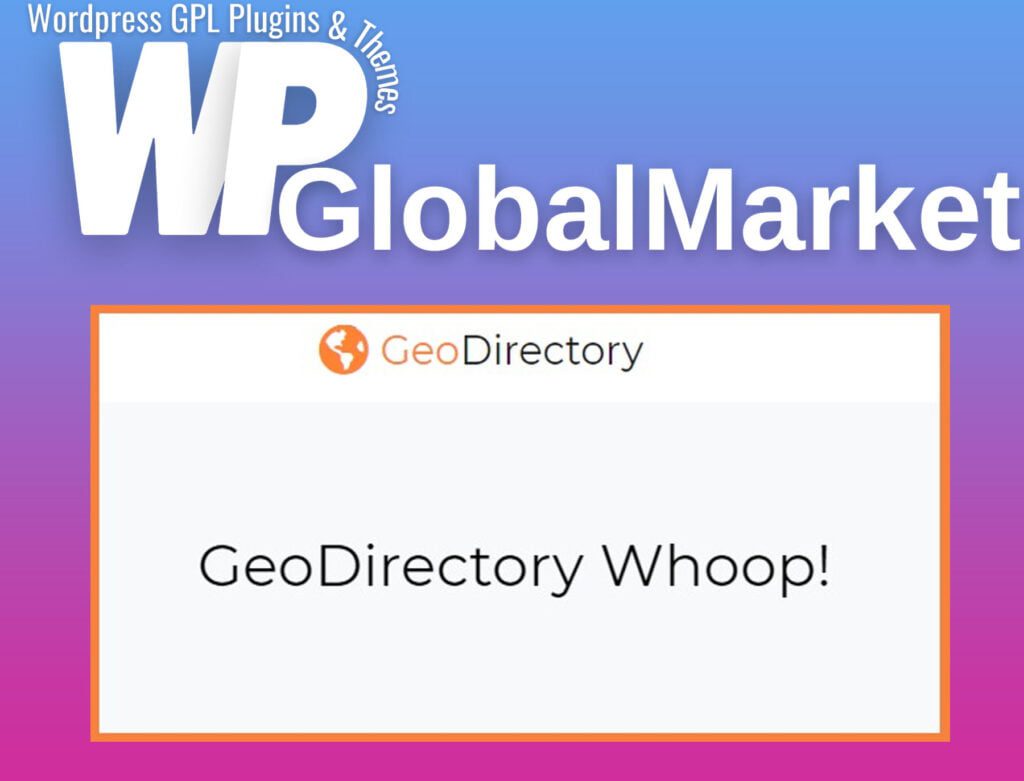 GeoDirectory Whoop!