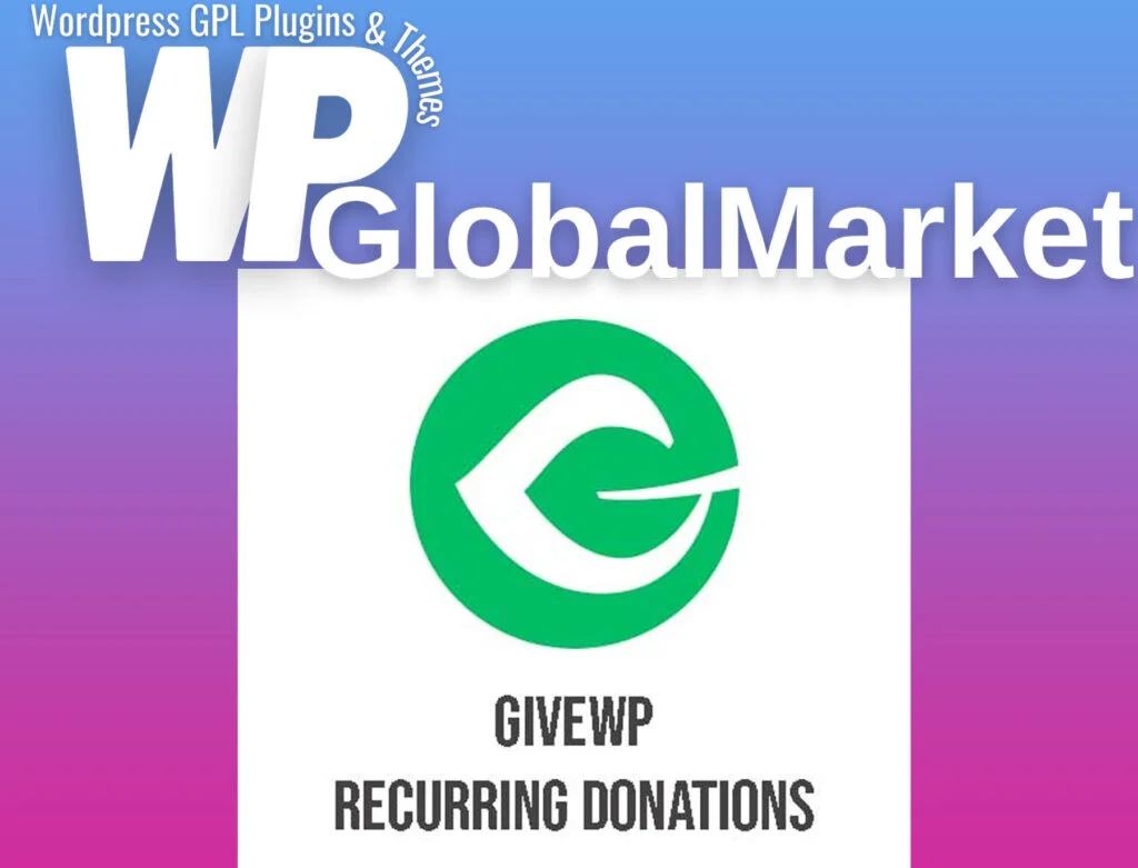 Givewp – recurring donations