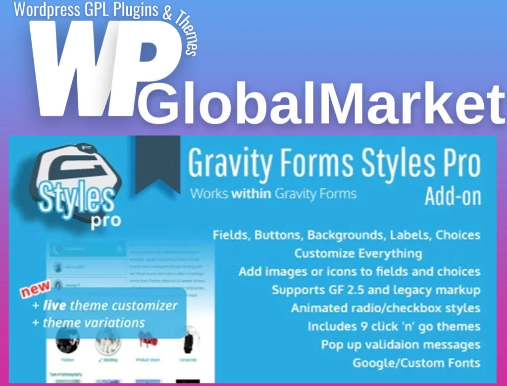 Gravity forms styles pro