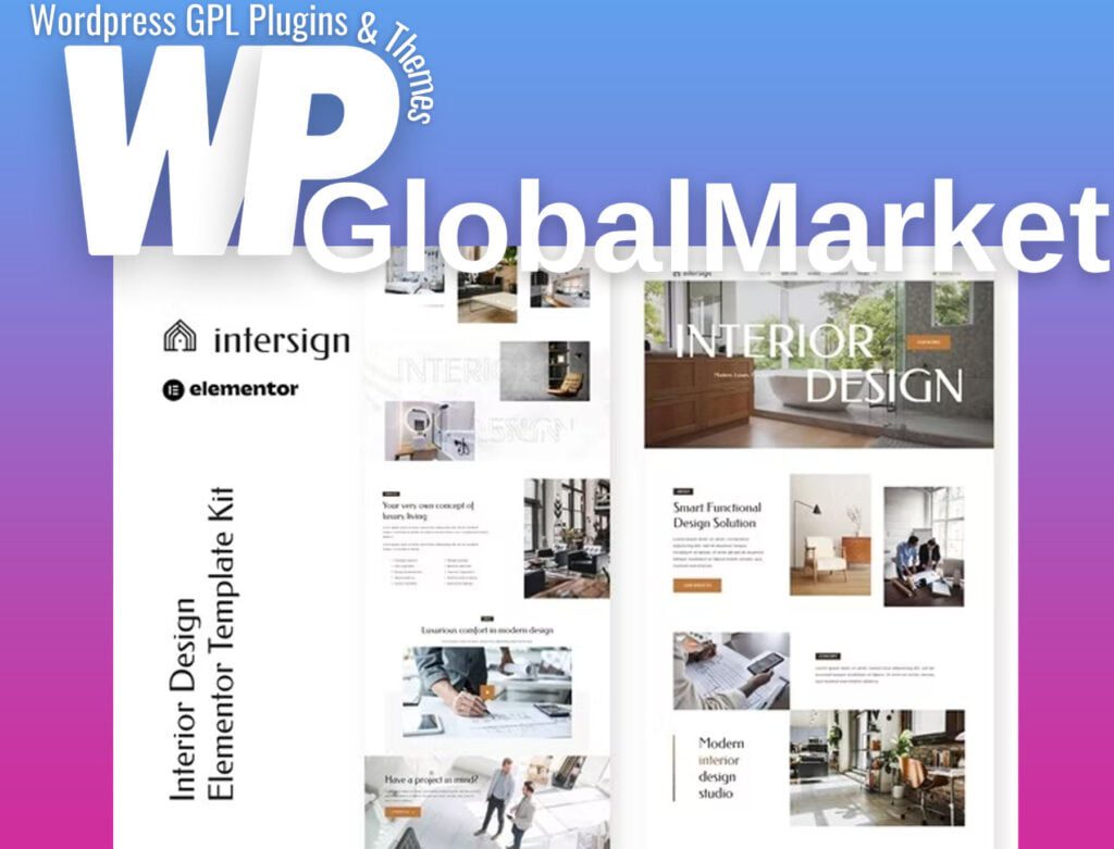 InterSign – Interior Design and Architecture Elementor Template Kit