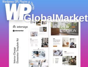 Intersign – interior design and architecture elementor template kit
