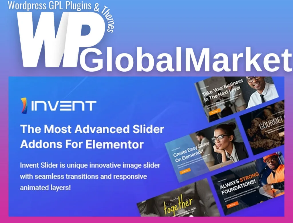 Invent slider for elementor