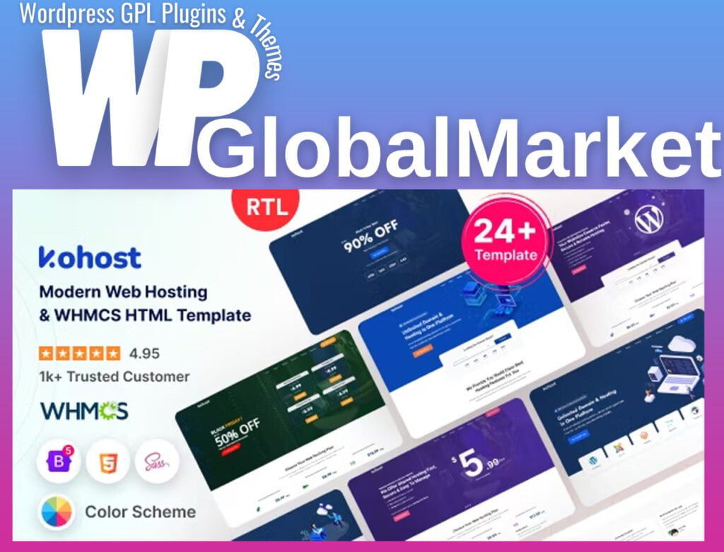 Kohost – Modern Web Hosting and WHMCS Template