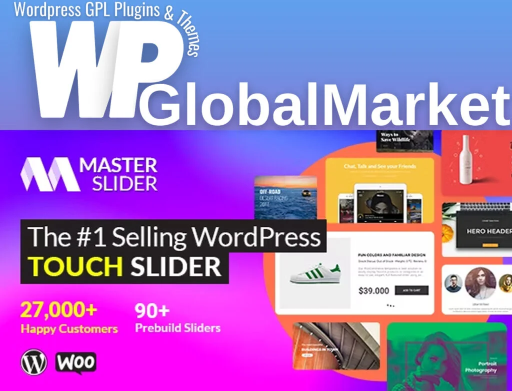 Master slider – touch layer slider wordpress plugin