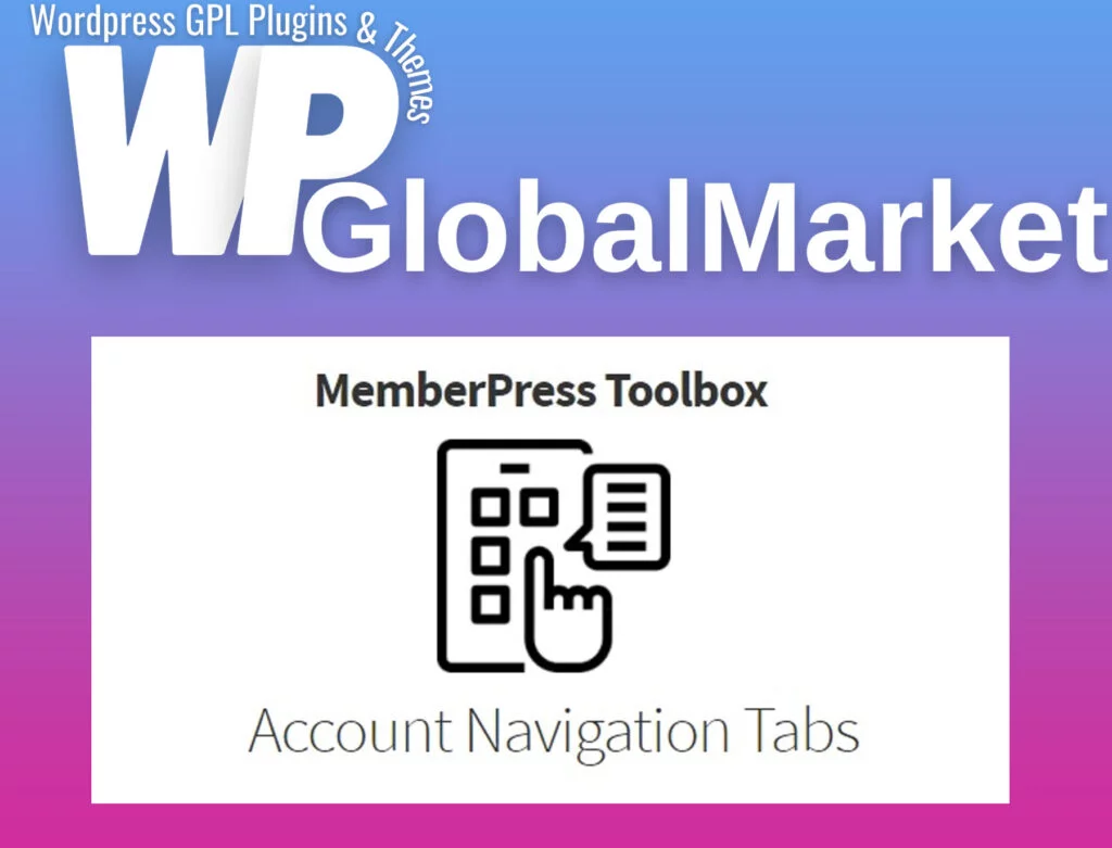 Memberpress toolbox – account navigation tabs