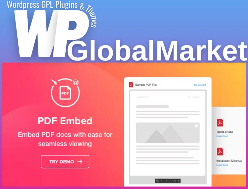 Pdf embed – wordpress pdf viewer plugin