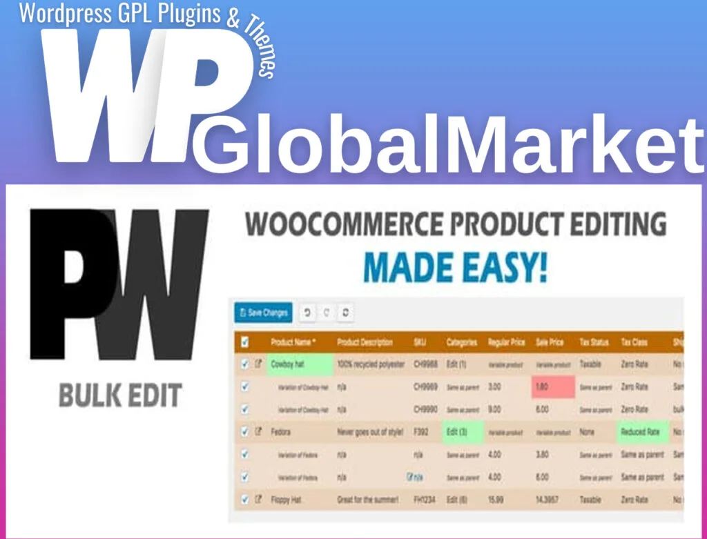 Pw woocommerce bulk edit pro