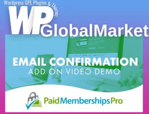 Paid Memberships Pro – Email Confirmation Addon