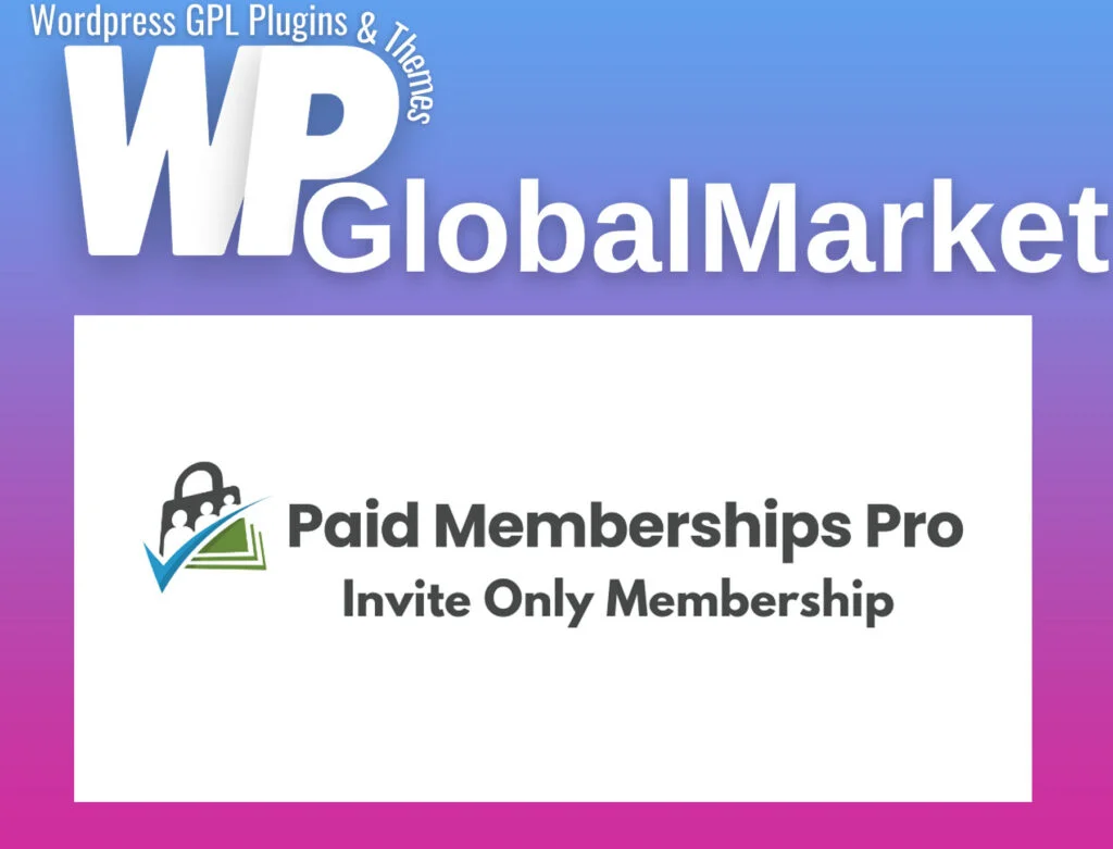 Paid memberships pro – invite only