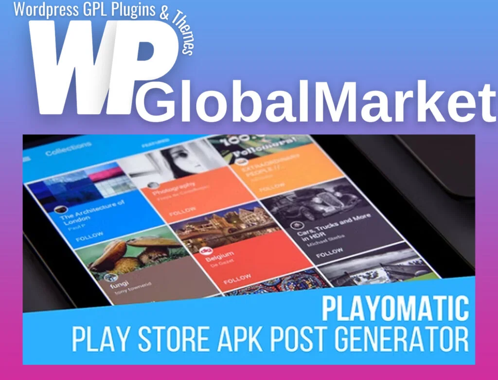 Playomatic – play store automatic post generator plugin for wordpress