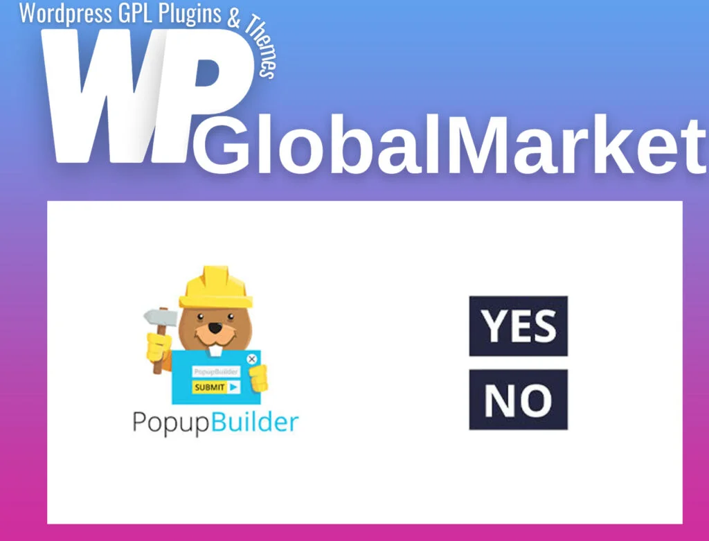 Popup builder yes/no buttons extension