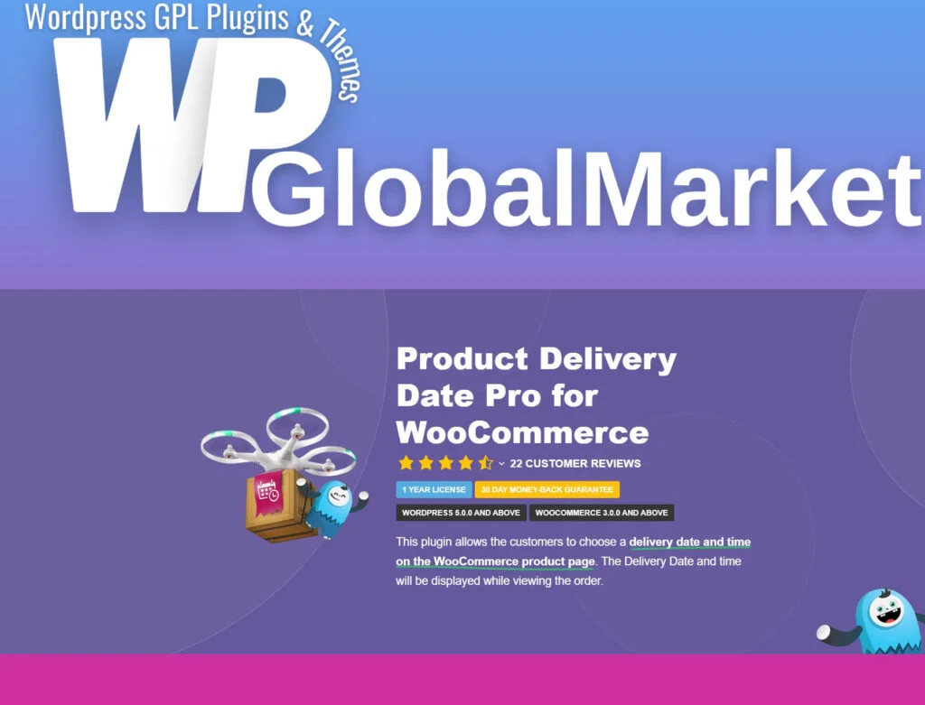 Product delivery date pro for woocommerce