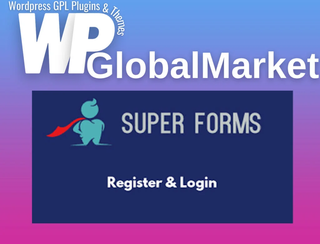 Super forms – register & login