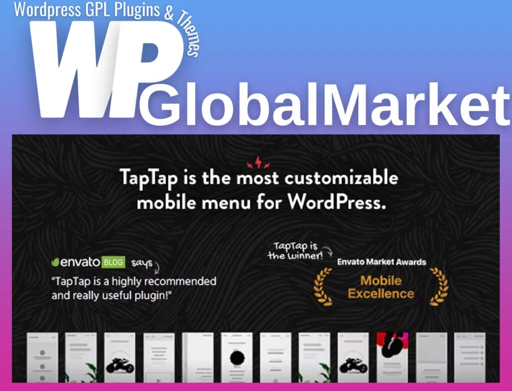 Taptap – super customizable wordpress mobile menu