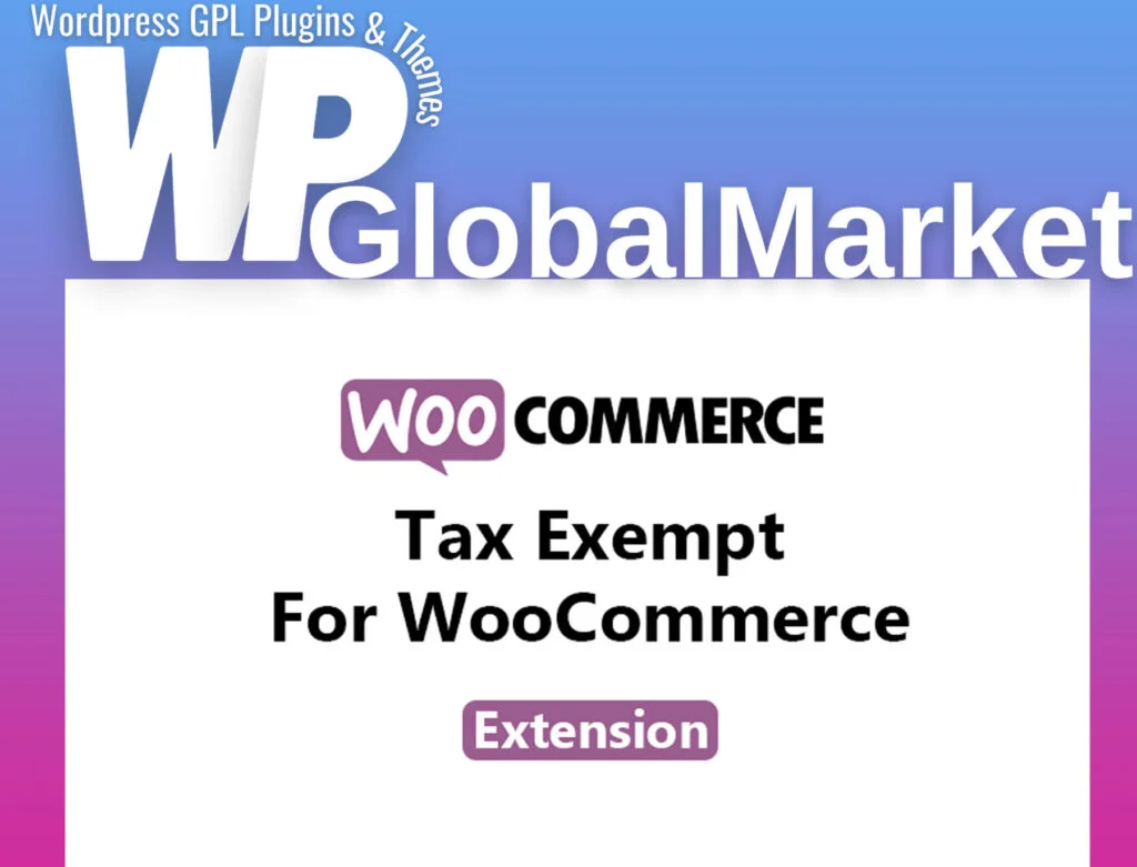 Tax exempt for woocommerce