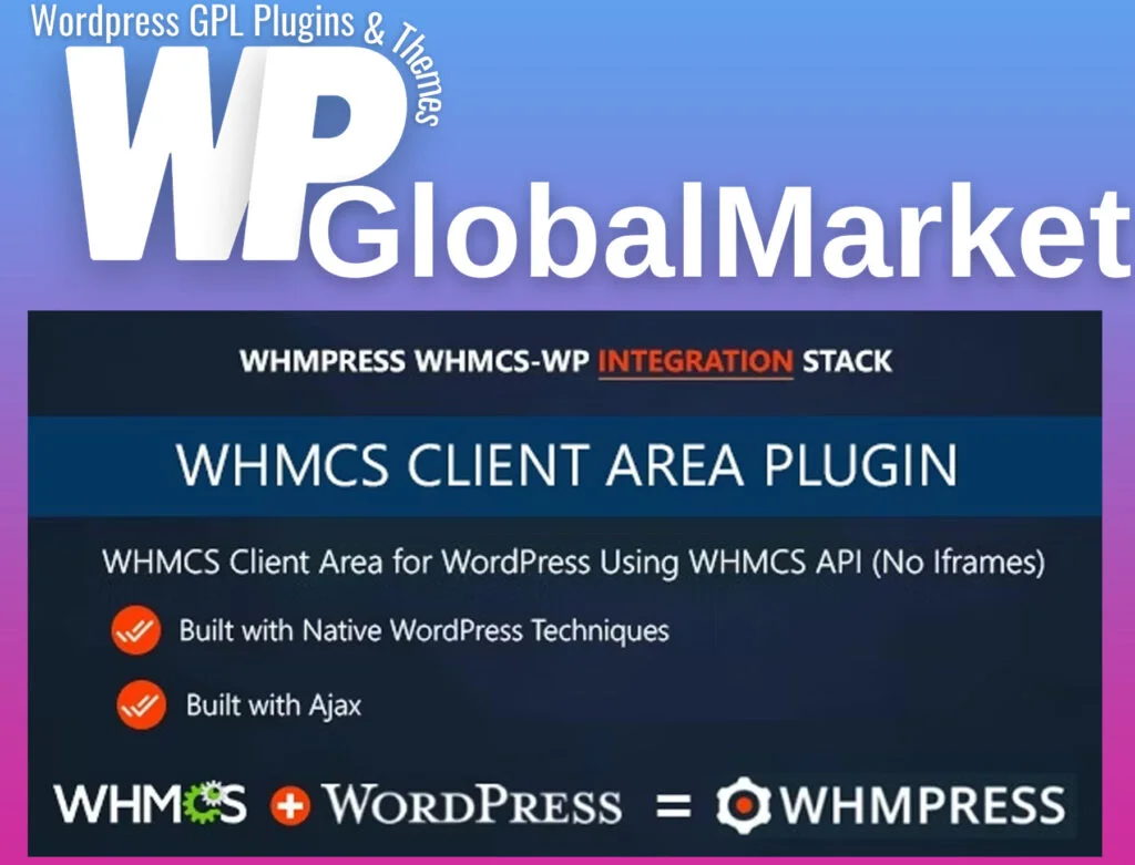 Whmpress whmcs client area for wordpress