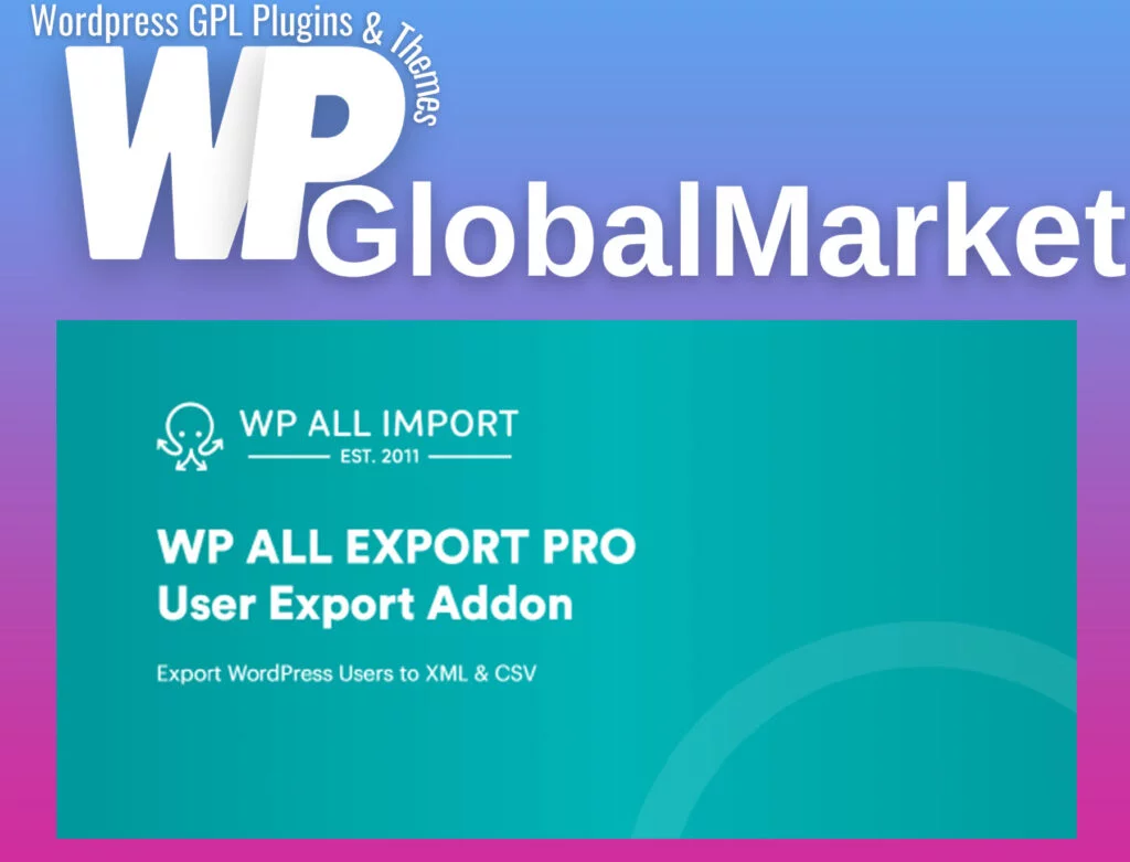 Wp all export – user add-on pro