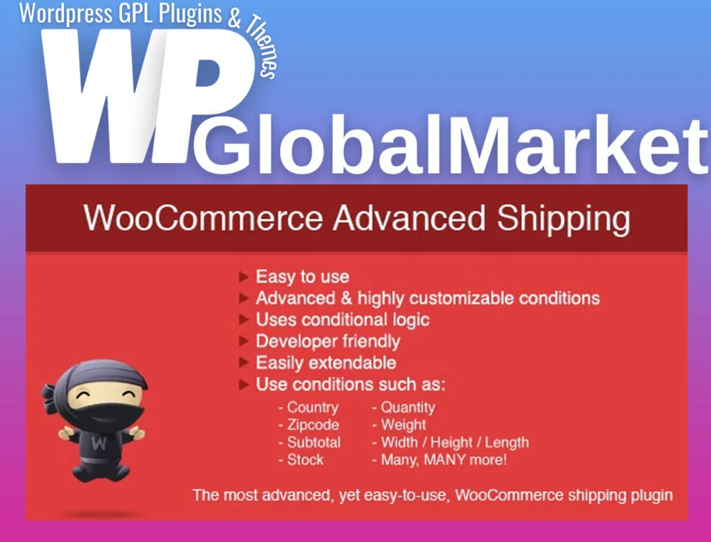 Woocommerce advanced shipping