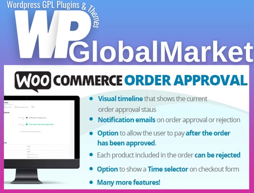 Woocommerce order approval