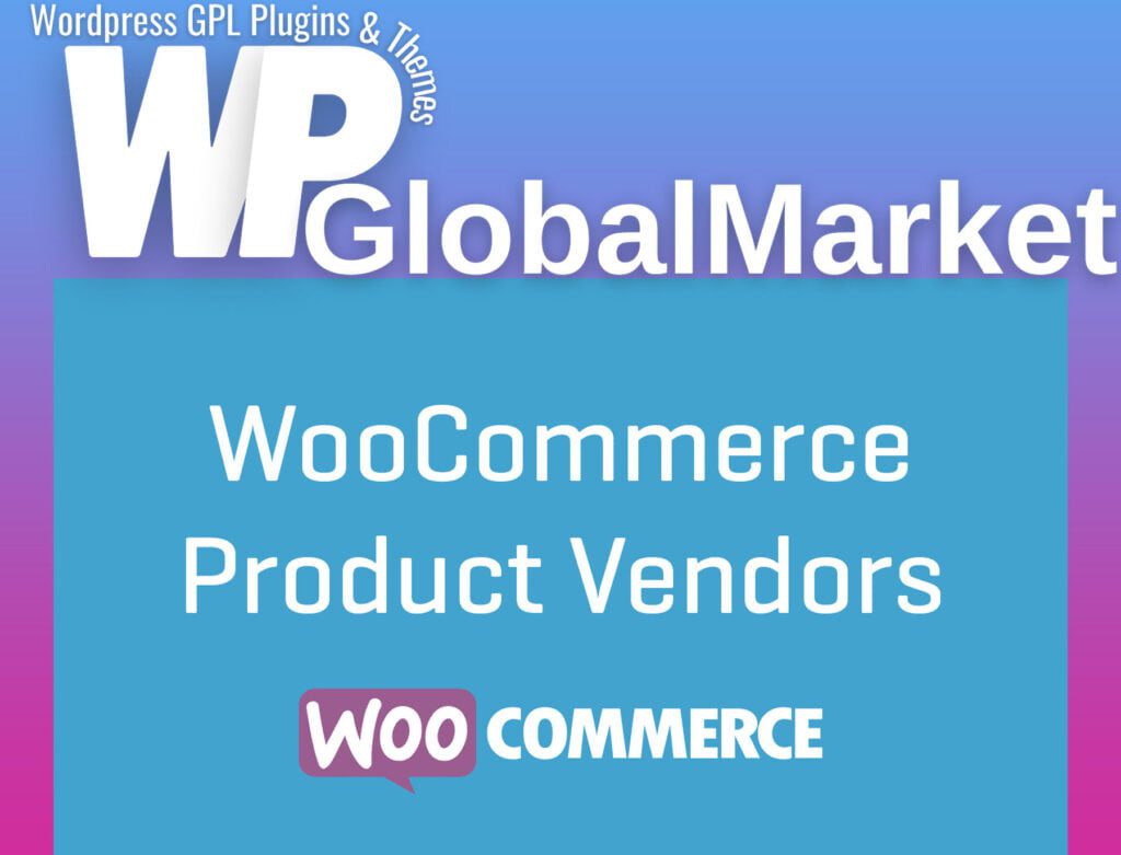 Woocommerce product vendors