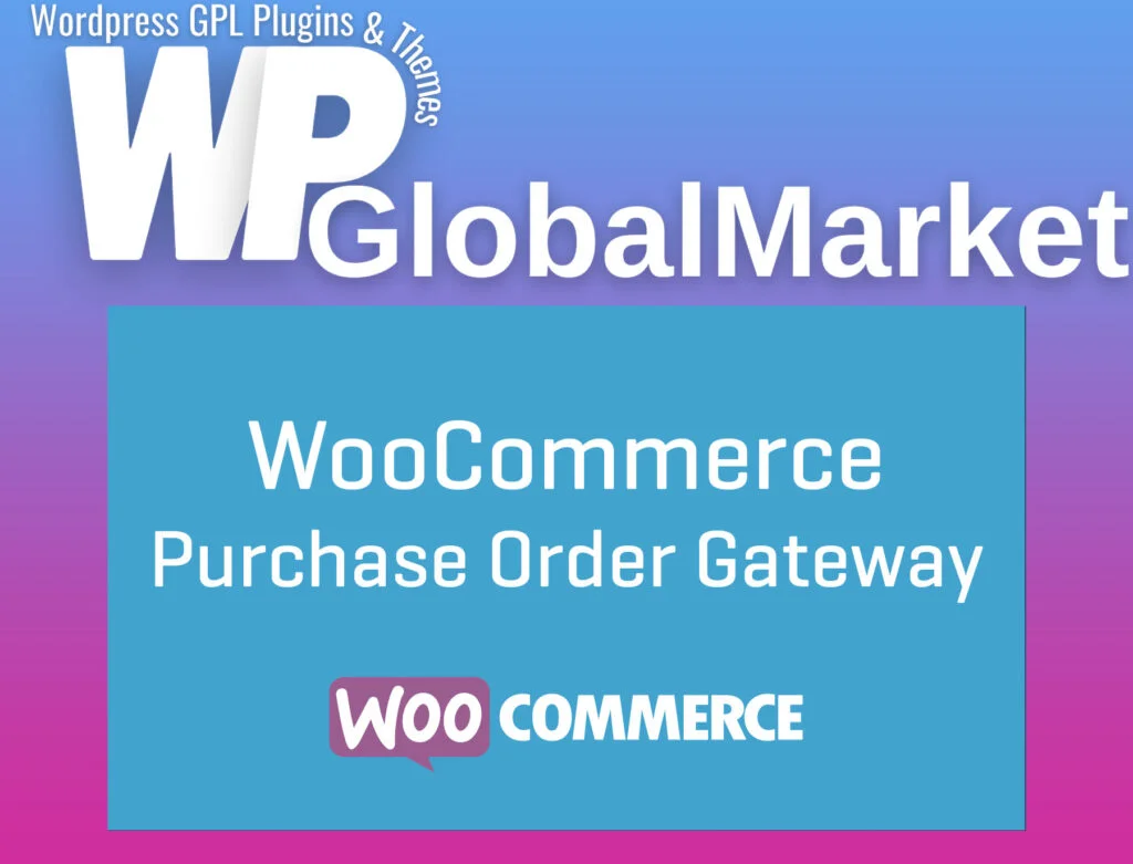 Woocommerce purchase order gateway