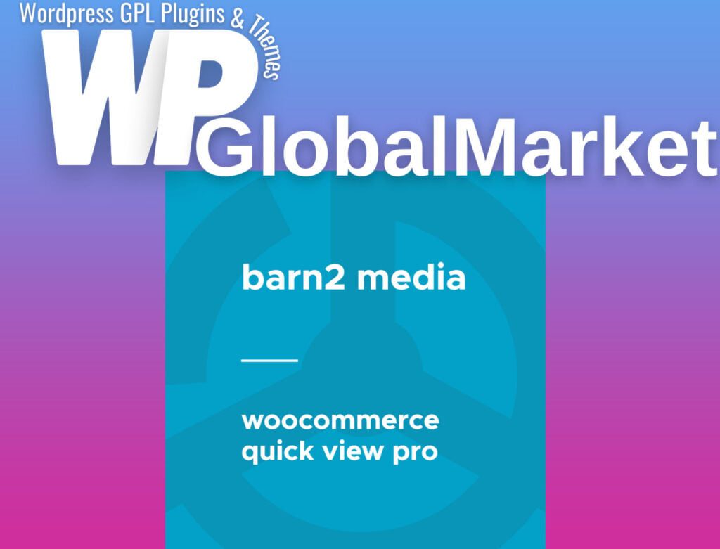 Woocommerce quick view pro by barn2