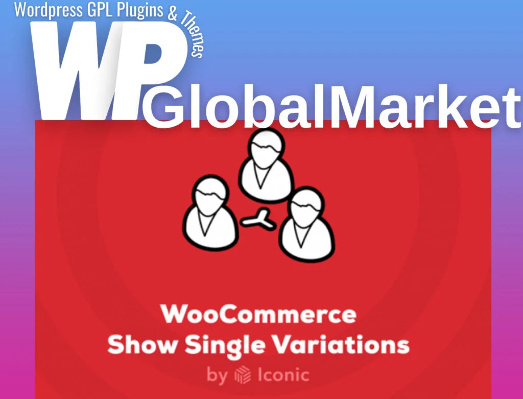 Woocommerce show single variations