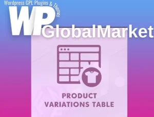 WooCommerce Variations Table