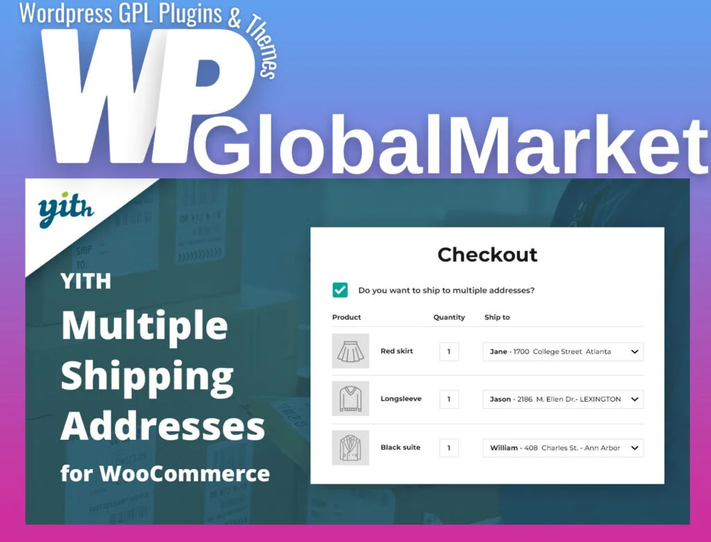 Yith multiple shipping addresses for woocommerce premium